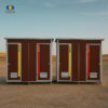 CGCH Engineering polystyrene toilet, suitable for construction sites, oil fields, campsites, resistant to corrosion and moisture.