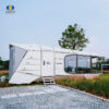 CGCH 40ft Prefab Home Capsule Mobile Hotel Prefab Home with Kitchen and Bathroom Capsule Home