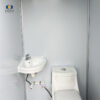CGCH Engineering polystyrene toilet, suitable for construction sites, oil fields, campsites, resistant to corrosion and moisture.