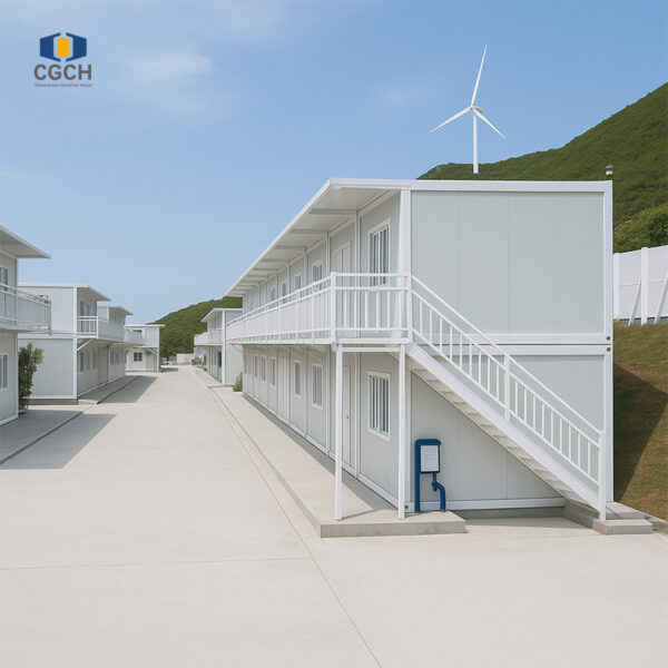Flat-top modular folding container house | Weather-resistant steel, A-grade seismic resistance, foldable design for convenient transportation, three-story stackable and freely combinable.