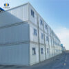 Flat-top containerized modular house | Integrally welded, permanently resistant to deformation and leakage, A-grade fireproof and earthquake-resistant.