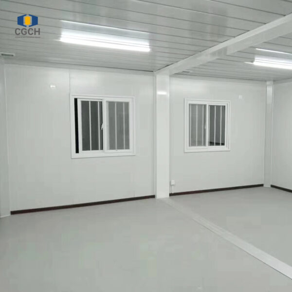 Flat-top containerized modular house | Integrally welded, permanently resistant to deformation and leakage, A-grade fireproof and earthquake-resistant.