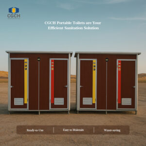 HDPE portable toilet with shower CGCH